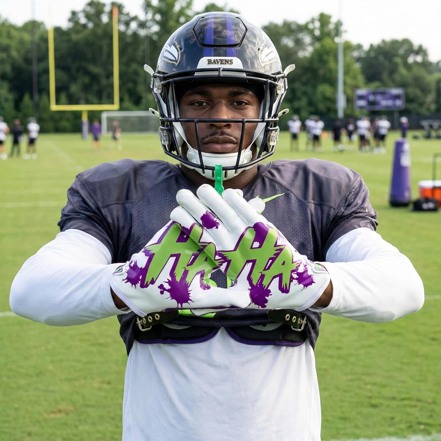 Jester Pro Elite Football Gloves Super Sticky Receiver Gloves for Extra Grip & Performance for Games & Training Wide Receiver Gear Adult & Youth Sizes