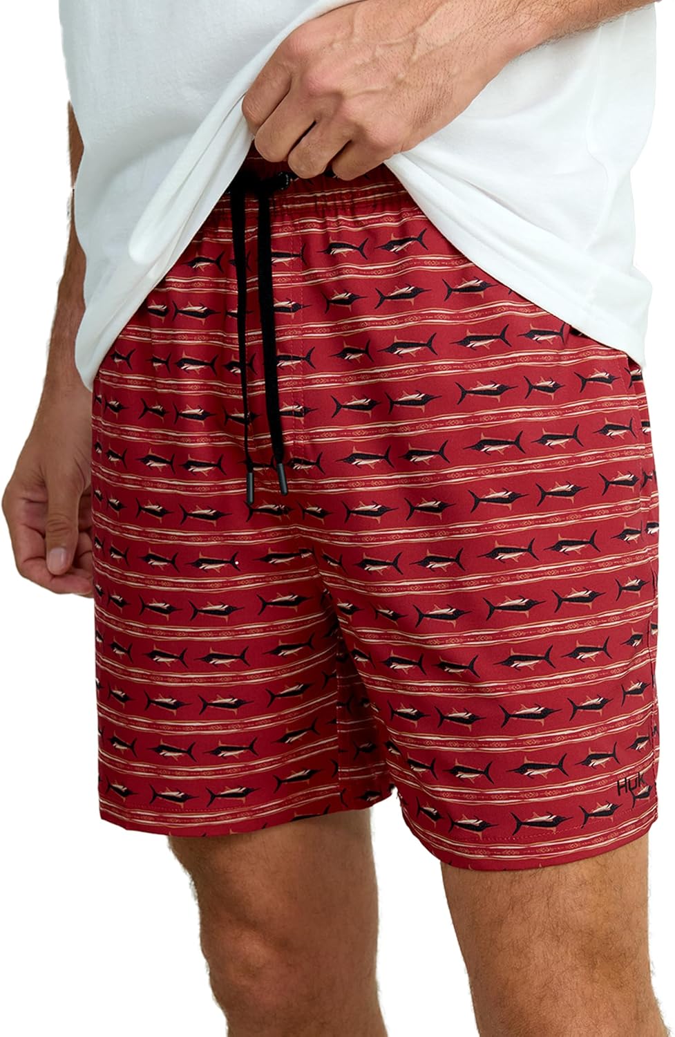HUK Men's 5.5" Pursuit Volley, Quick-Dry Fishing Swim Shorts