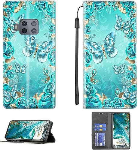 Funda para Moto One Zoom compatible con Motorola One Zoom Phone Case Flip Stand Cover Magnetic Close YHD