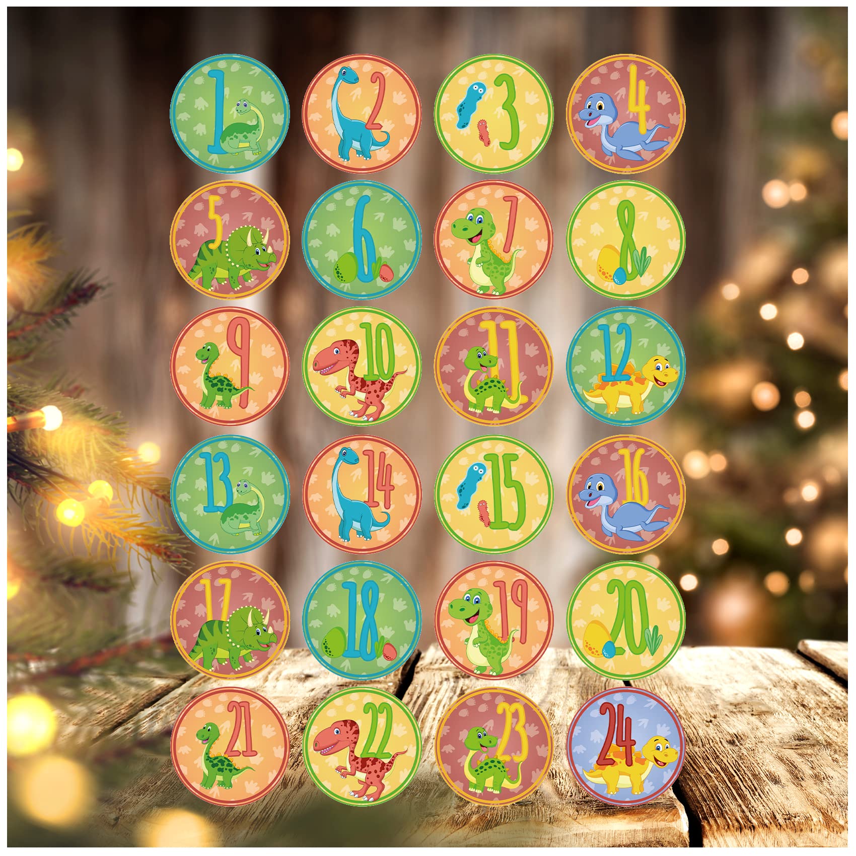 DIY Adventskalender Zahlen 1-24 Zum Aufkleben – Goldene Sticker Für Selbstgemachte Weihnachtskalender & Geschenke