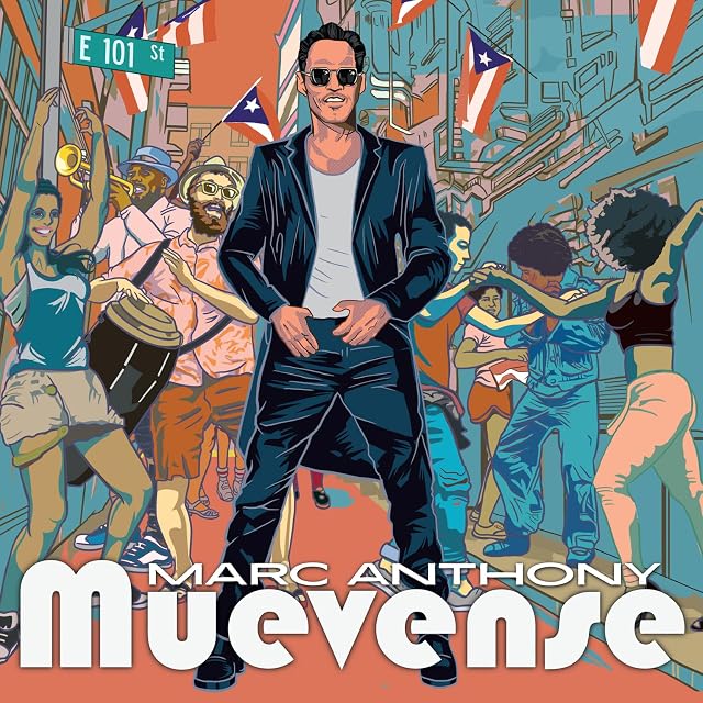 Muevense por Marc Anthony, capa do álbum