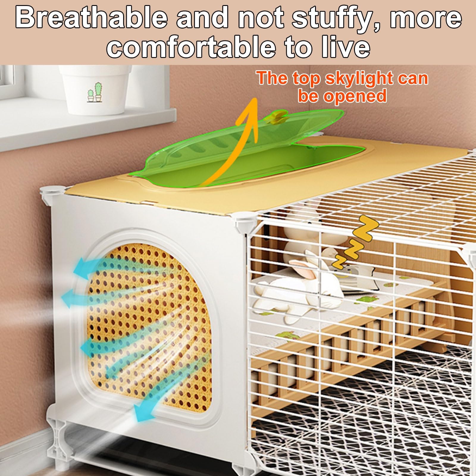 Duża klatka dla małych zwierząt – metalowa klatka dla dorosłych szczurów, fretek, szynszyli, kotów, świnek morskich i dużych chomików
