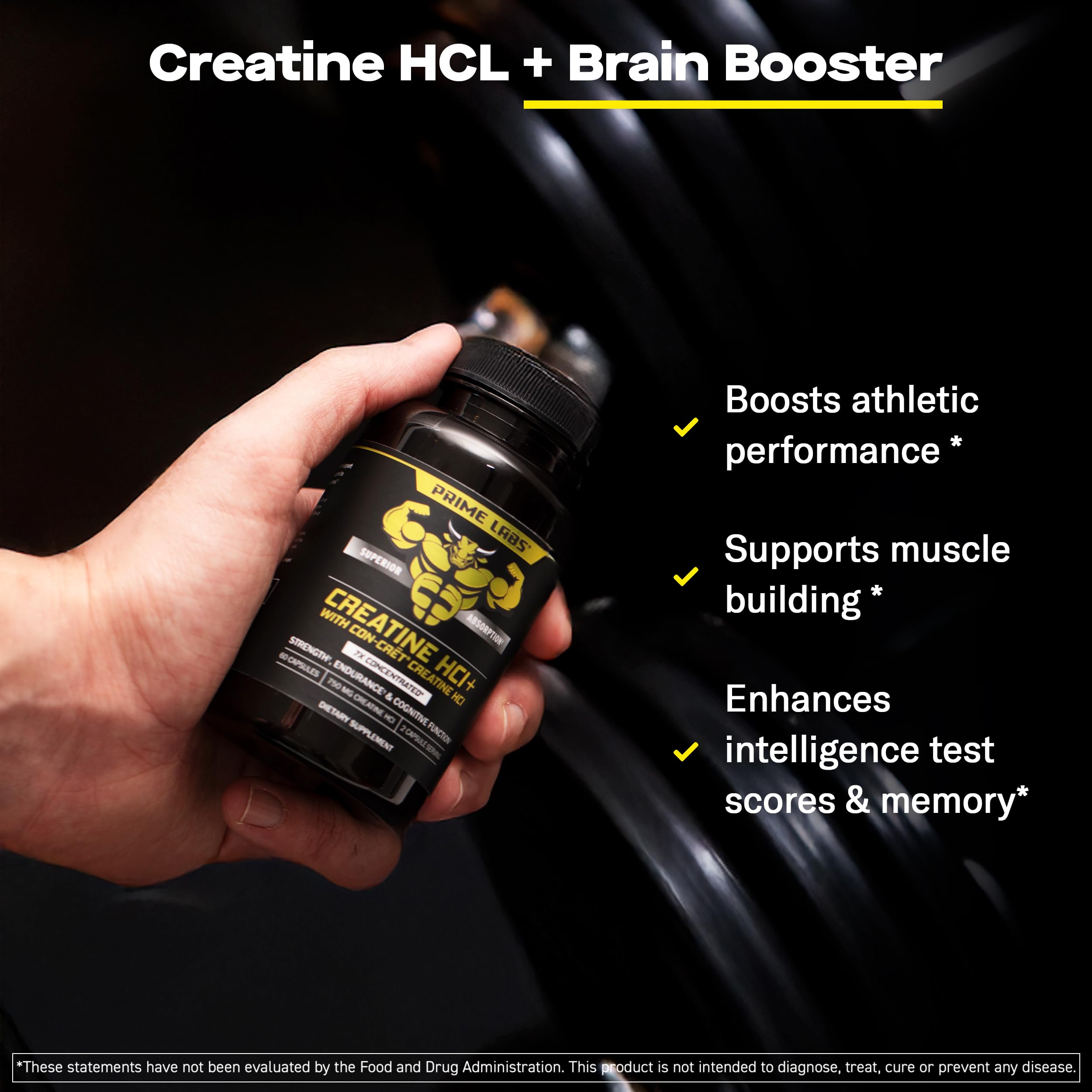 Prime Labs Creatine HCl Capsules with Rhodiola Root Extract & L-Theanine — Amazon image 2