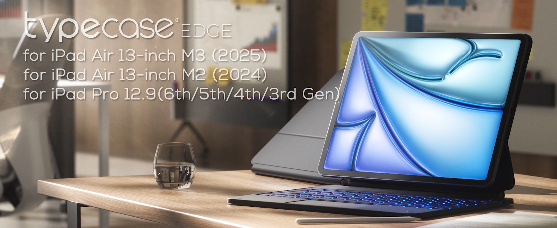 Amazon.com: typecase Edge Keyboard Case for iPad Air 13-inch(M3/M2