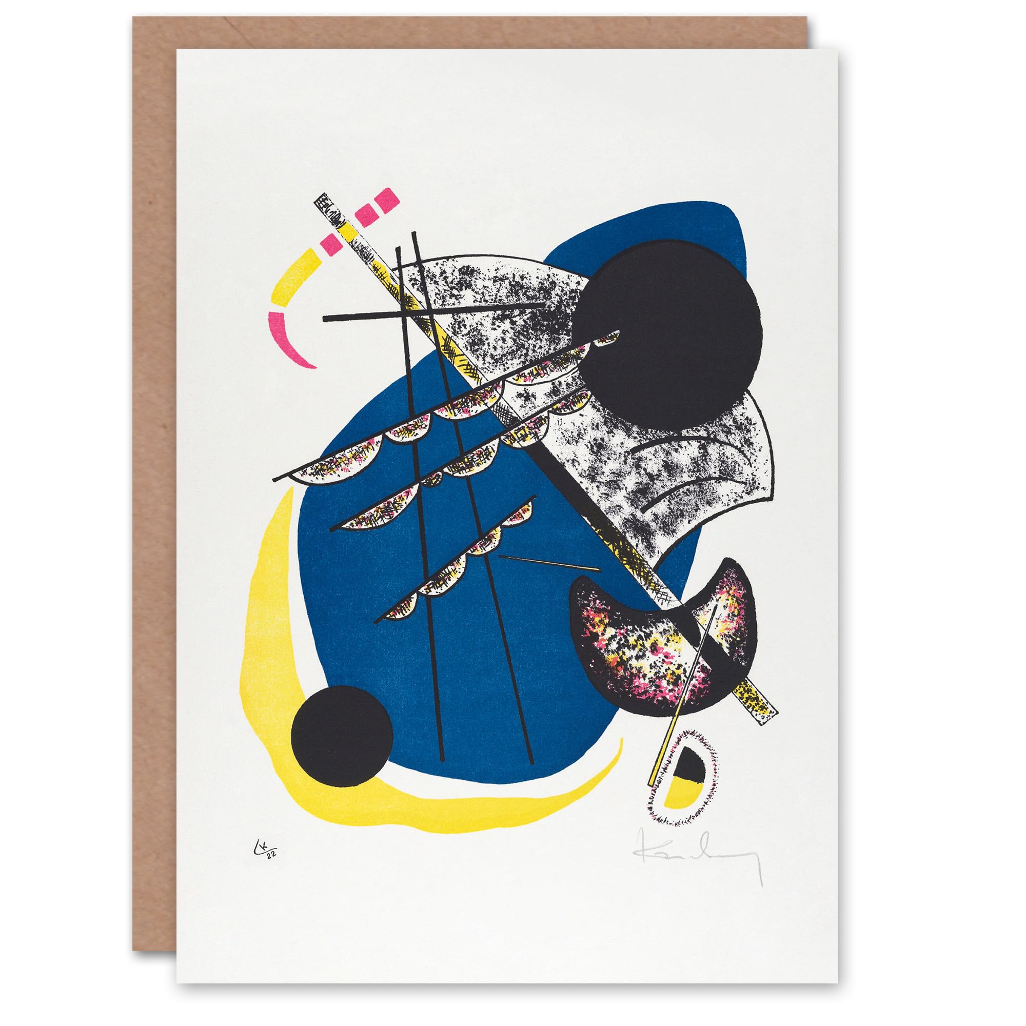 Artery8 Wassily Kandinsky Art Card Small Worlds II Abstract Painting