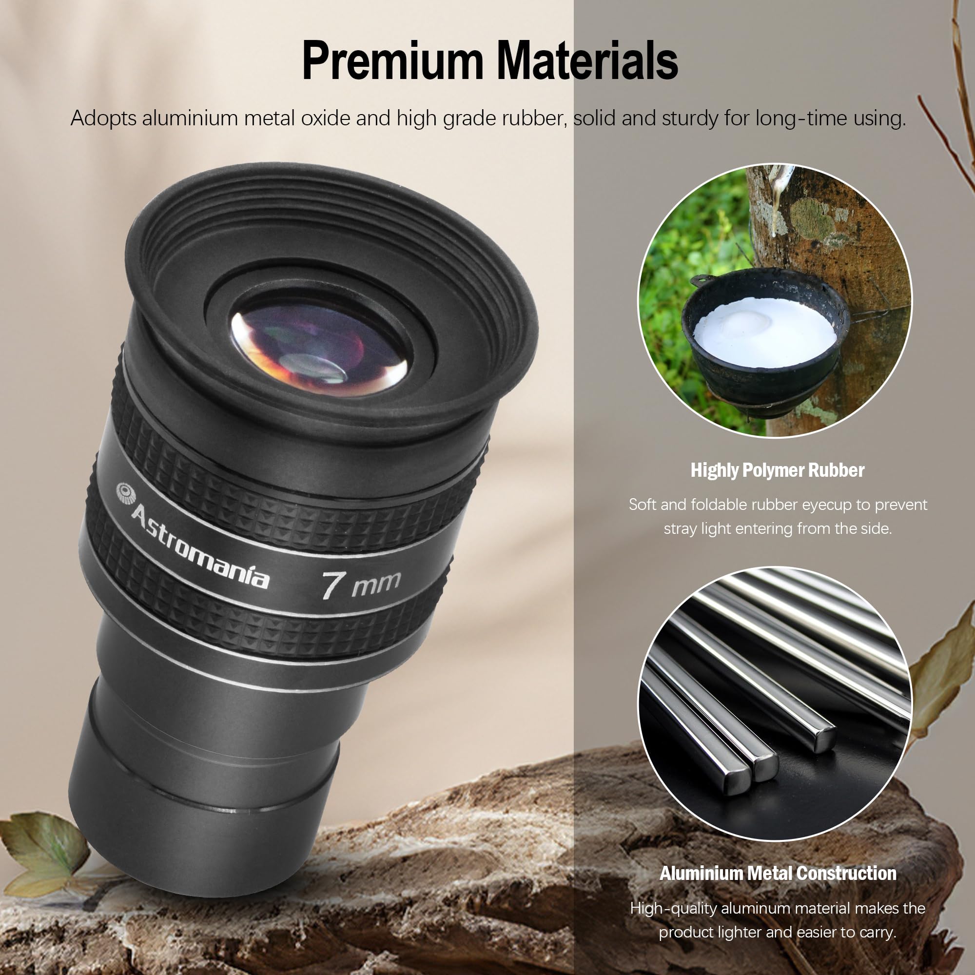 Astromania 32mm Planetenokular Für Teleskop - 58° Sichtfeld, 1,25 Zoll