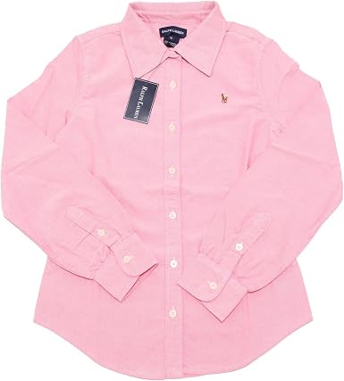 Ralph Lauren - Blusa - para niña rosa rosa : Amazon.es: Moda