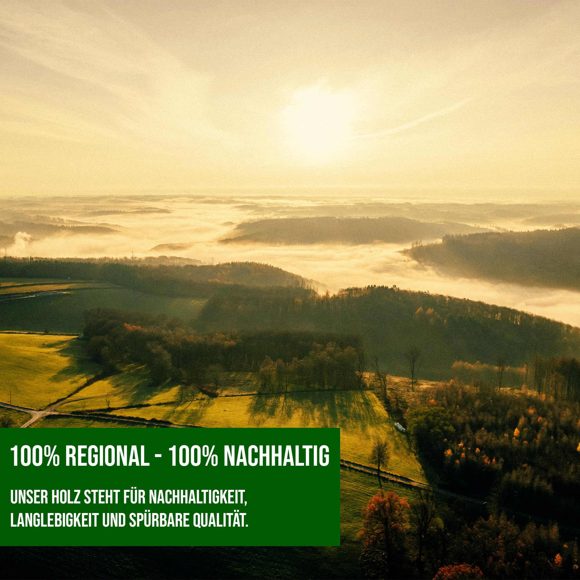 Sandkasten Holz 150x150 cm – Massive Douglasie aus dem Sauerland – naturbelassen ohne Chemie – 28 mm Starke Dielen – großer Sandkasten für Kinder – langlebig für Garten & Outdoor