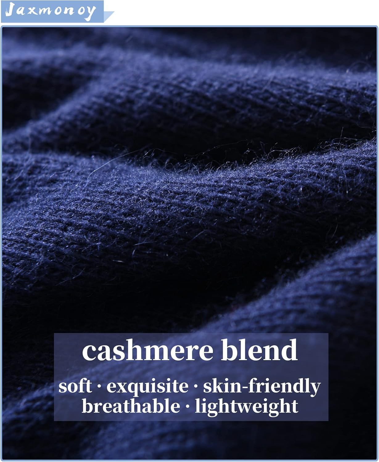 jaxmonoy Slouchy Beanies for Women Winter Lightweight Ladies Knit Hat Cuffed Soft Warm Slouch Beanie Cap - Brown - Image 2