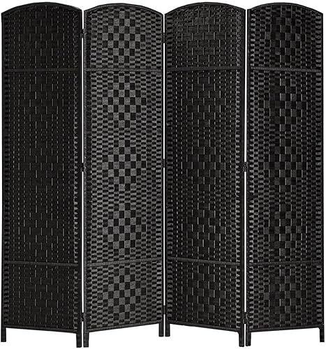 Rose Home Fashion - Divisor de habitación, divisores de habitación de 6 pies de alto y pantallas de privacidad plegables, pantalla de privacidad de