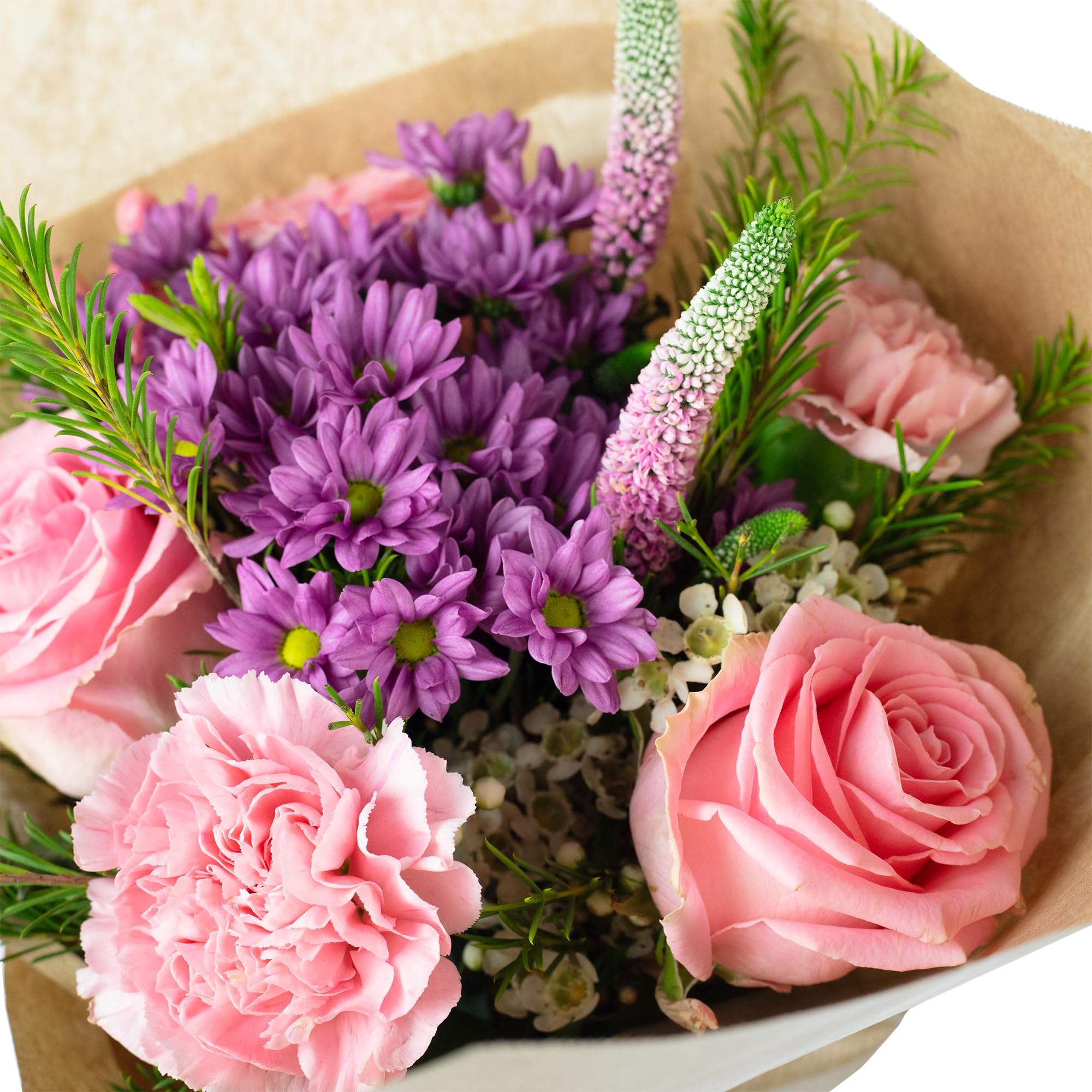 Blumenstrauß 'Garden Romance' - Größe S - Länge ca. 40 cm - Strauß frischer Blumen