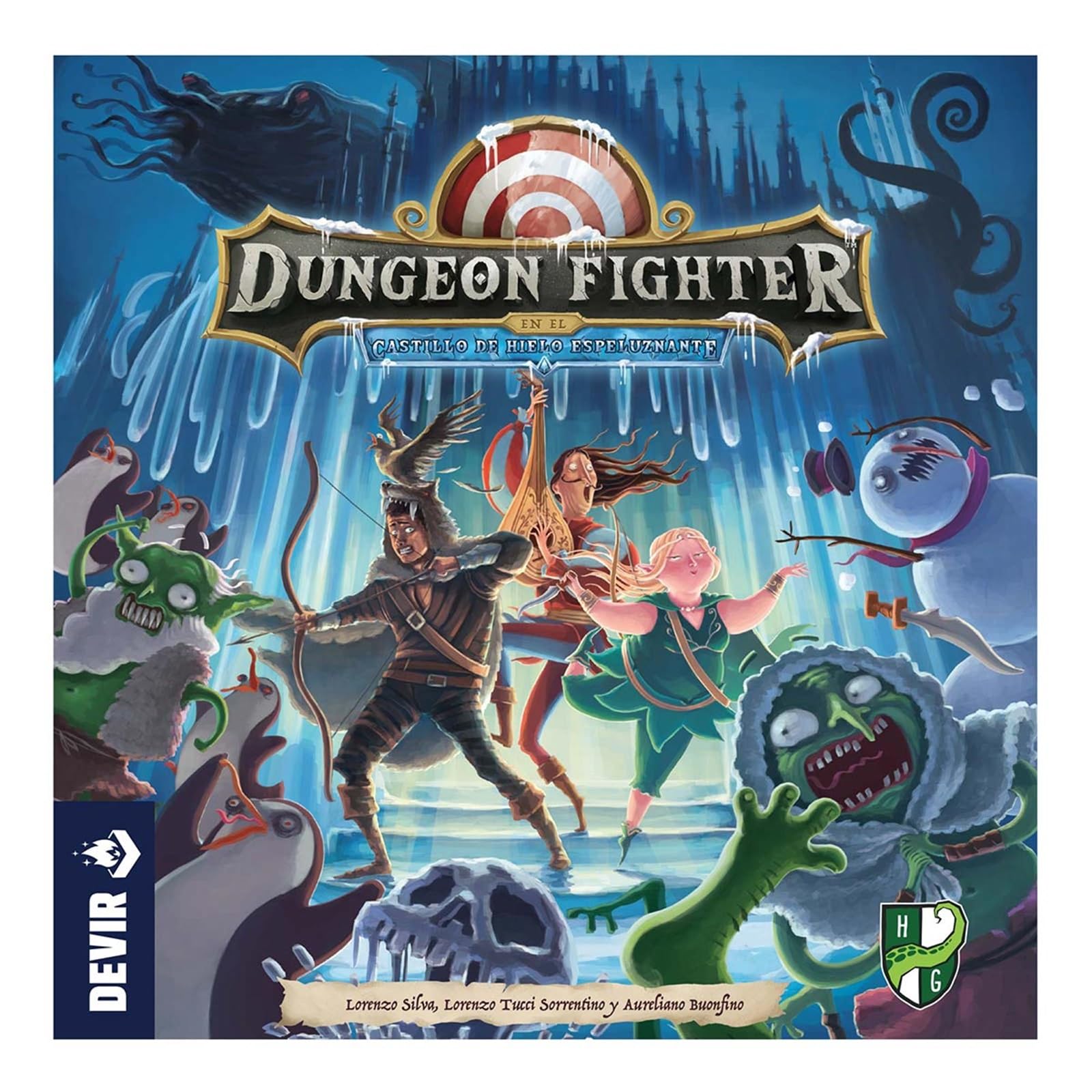Devir - Dungeon Fighter: Expansión Castillo De Hielo Espeluznante, Juego de Mesa, Juego de Mesa con Amigos Divertido, PartyGame, +8 (BGDUFCHSP)