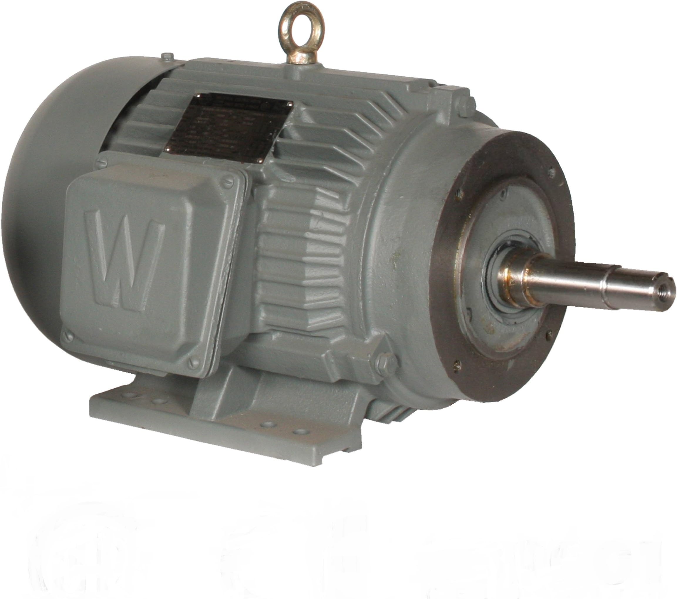 WWE10-36-215JM 215JM Frame Totally Enclosed Fan Cooled Close Coupled Pump Motor, Rigid Base, 3 Phase, 10 hp, 3600 RPM, 208-230/460V