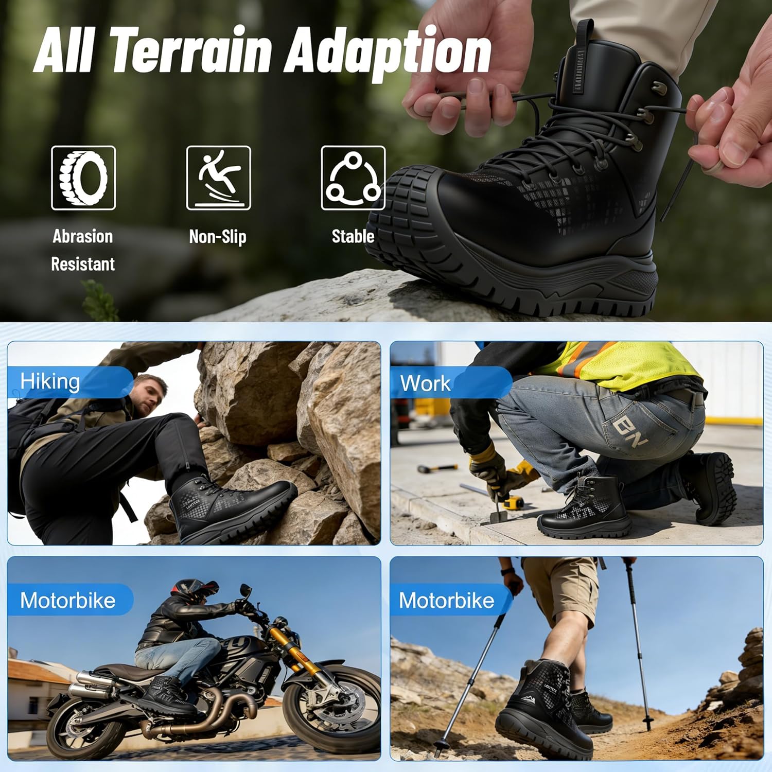 Men's Hiking Boots – Durable and Comfortable Men's Climbing Boots for Rugged Outdoor Adventures