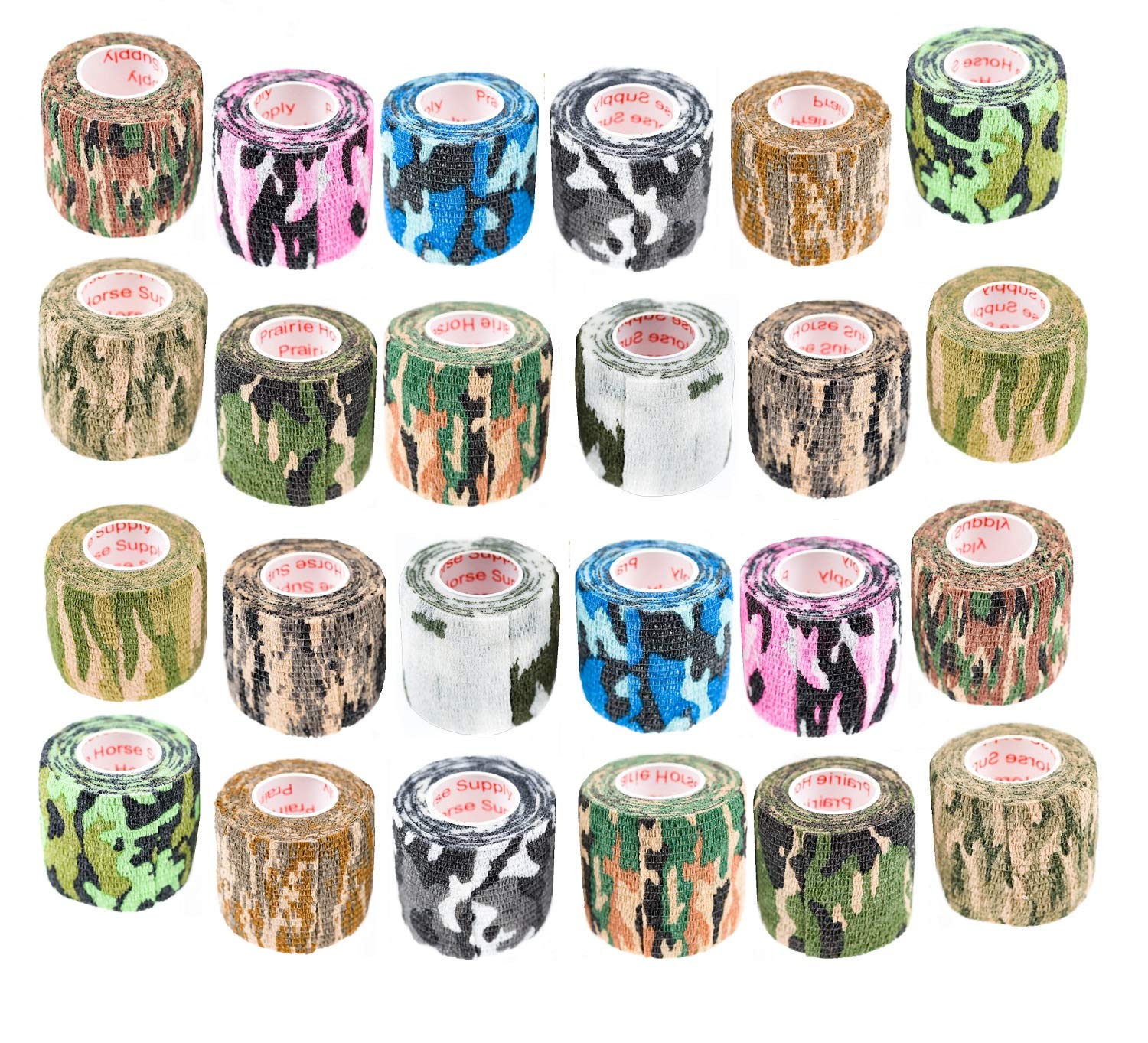 Buy Vet Wrap Tape Bulk (Assorted and Camoue Colors) (6, 12, 18, or 24