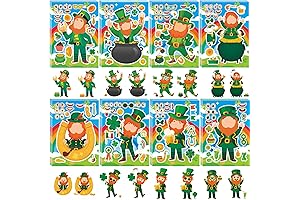 St. Patrick's Day Stickers for Kids: Craft Fun for Leprechaun Creation