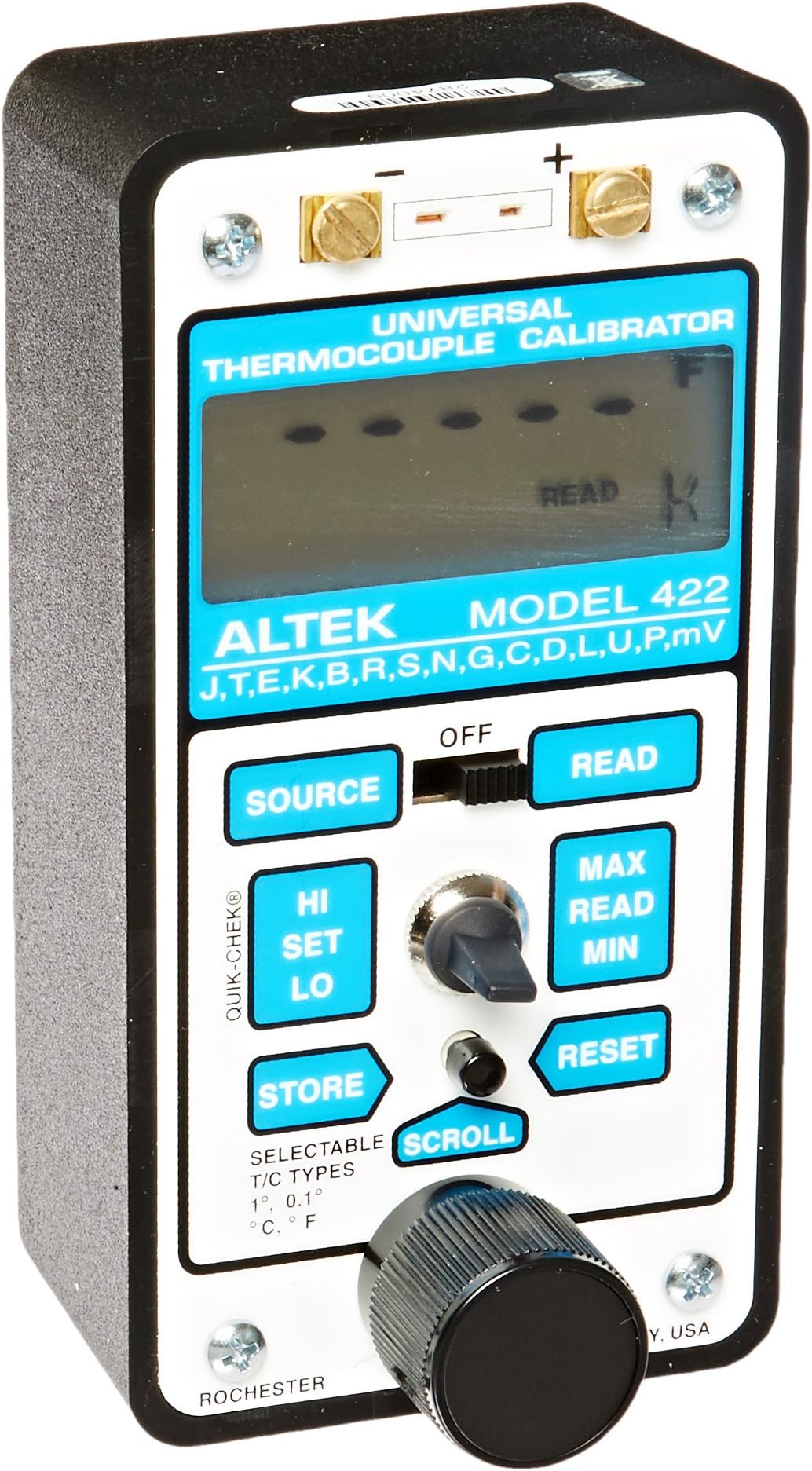 1822834 Model 422 14 Type Universal Thermocouple Calibrator, -20 to +60°C Temperature Range