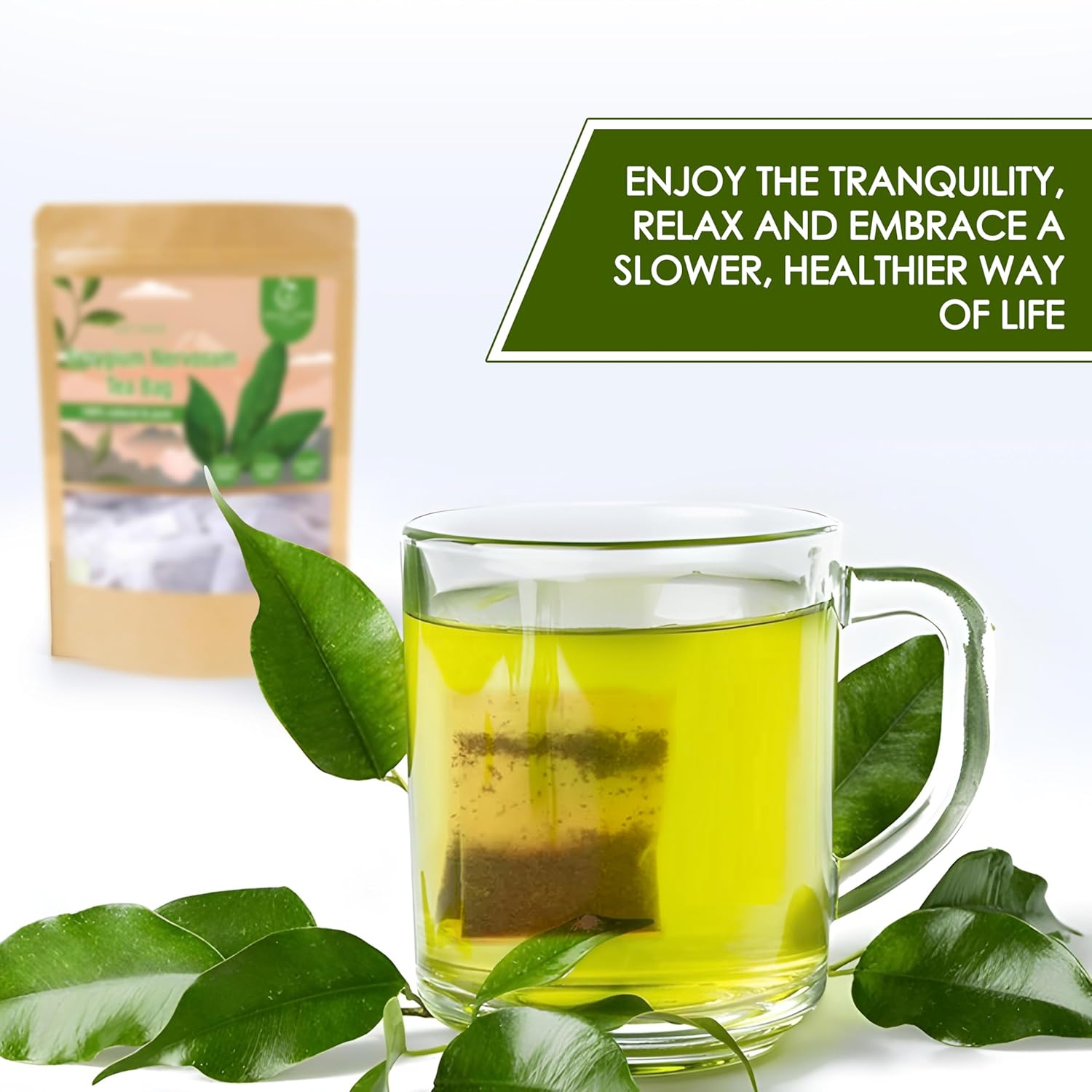 NHAT ANH FARM - Premium Syzygium Nervosum Tea Bags, 100 Syzygium Nervosum Tea Bags, 100% Natural Dried Syzygium Nervosum Leaves, Naturally Sweet Herbal Tea, Sugar-Free, Caffeine-Free, No Additives. - Image 7