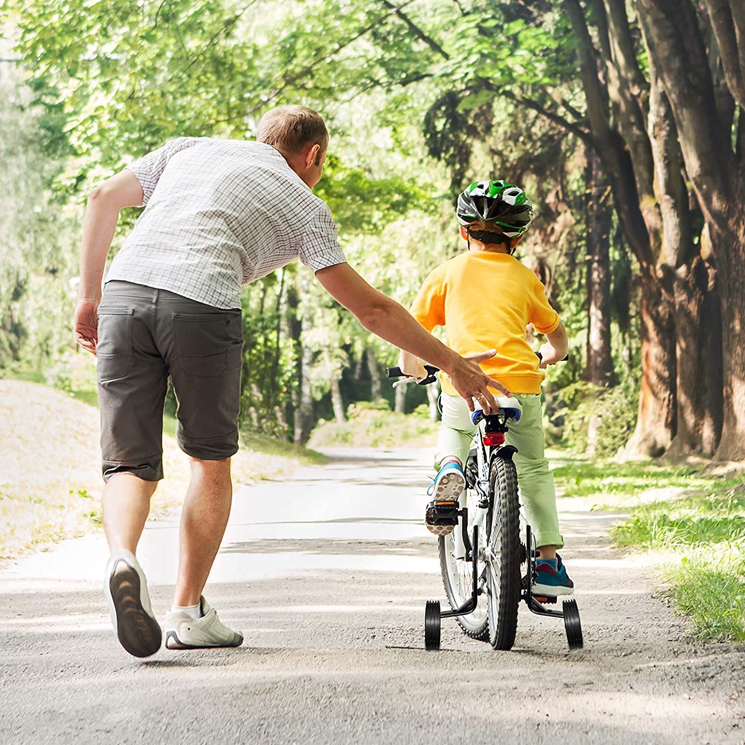 Buy IndiaLot ® Cycle Side Supporter Wheel Training Wheels Adjustable