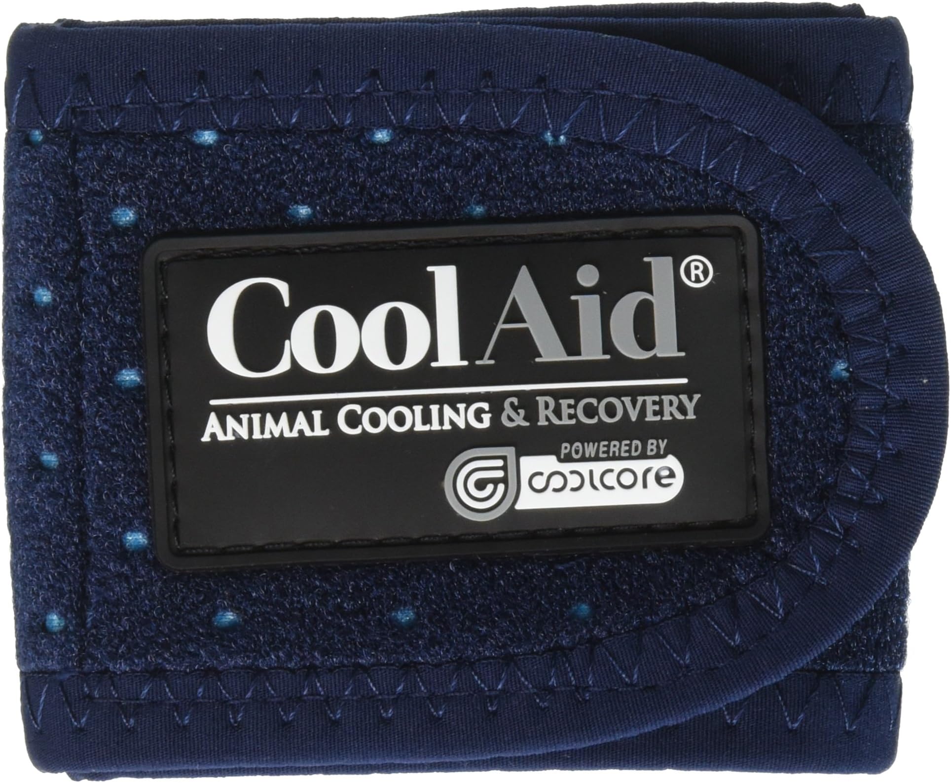 CoolAid Animal Cooling and Recovery Canine Icing/Cooling Wrap, Navy, Medium