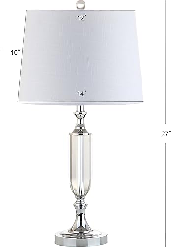 Miniatura 3 de JONATHAN Y JYL2046A Bella - Lámpara de mesa LED de cristal de 27 pulgadas, lámpara de mesita de noche contemporánea para dormitorio, sala de estar,