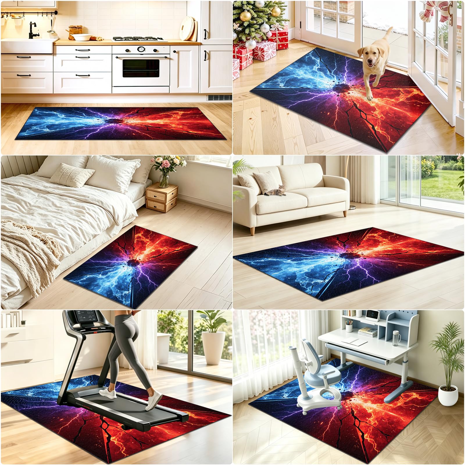 Protector Suelo Silla Suelo Duro Ruedas 200x300cm | Alfombra Silla Ruedas Gaming Protector Suelo, Resistente a Arañazos, Reducción del Ruido, Alfombrilla Protectora para Suelo