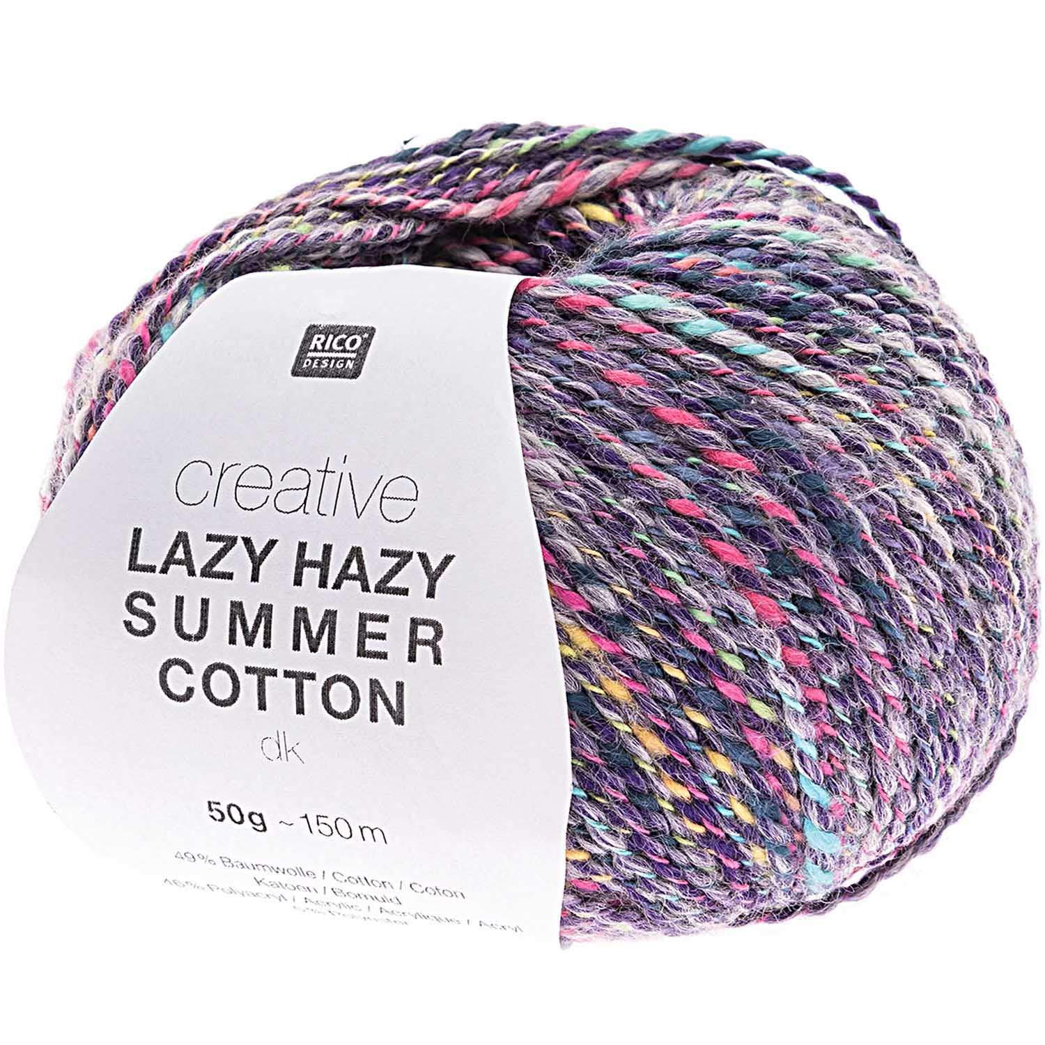 Rico Creative Lazy Hazy Summer Cotton DK 007 Purple