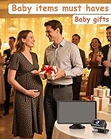 Vista 9 de Cámara de Coche para Bebé Rohent de 7.2 Pulgadas: Cámara Trasera para Asiento Trasero Infantil de 1080P HD con Visión Nocturna, Rotación de 360°