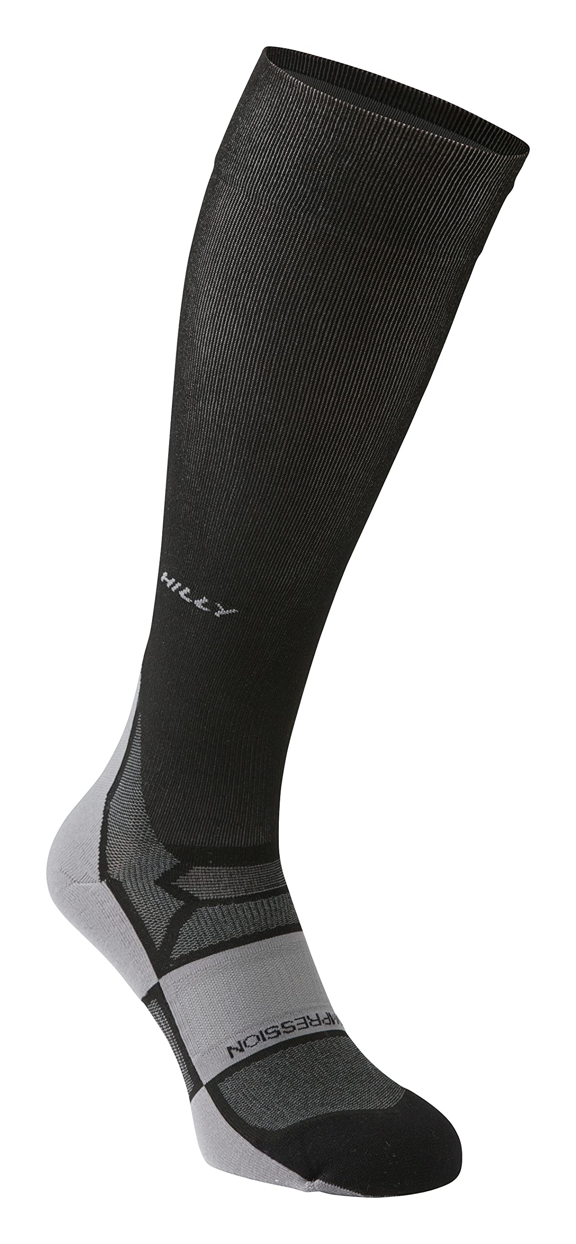 Hilly Socks, Pulse Compression - Sock, Black/Grey XL