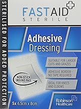 Fast Aid Sterile Dressing Adhesive Pads - Pack of 15