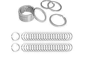 Flat Key Rings 1" for Keychains