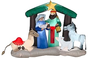 Gemmy Industries Airblown Nativity Scene