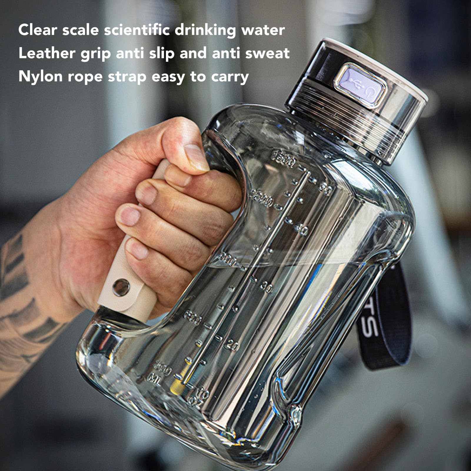 EYE Hydrogen Water Bottle 1.5L High Capacity SPE PEM Technology Waterionizer Generator Water Ionizer Bottle I.1479619751