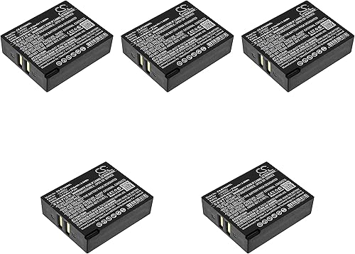 Batería de repuesto para Eartec Hub Systems HUB Ultralite LX600LI de 5 piezas