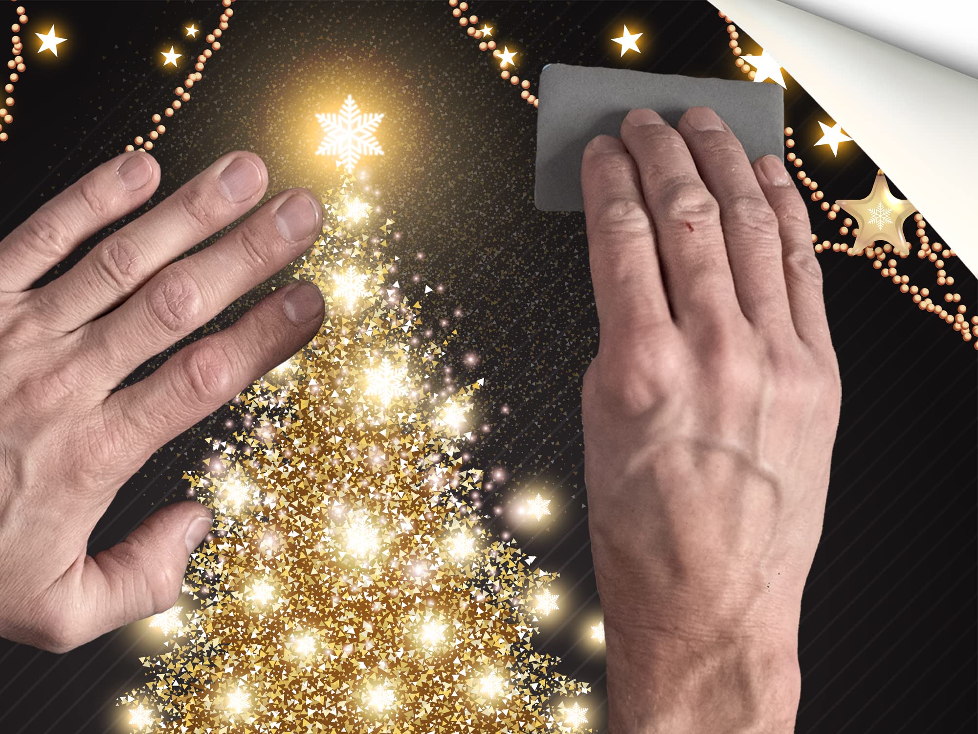 Vinilo Adhesivo Efecto Espejo 100x100 Cm - Transparente, Para Cristales, Decoración Y Publicidad