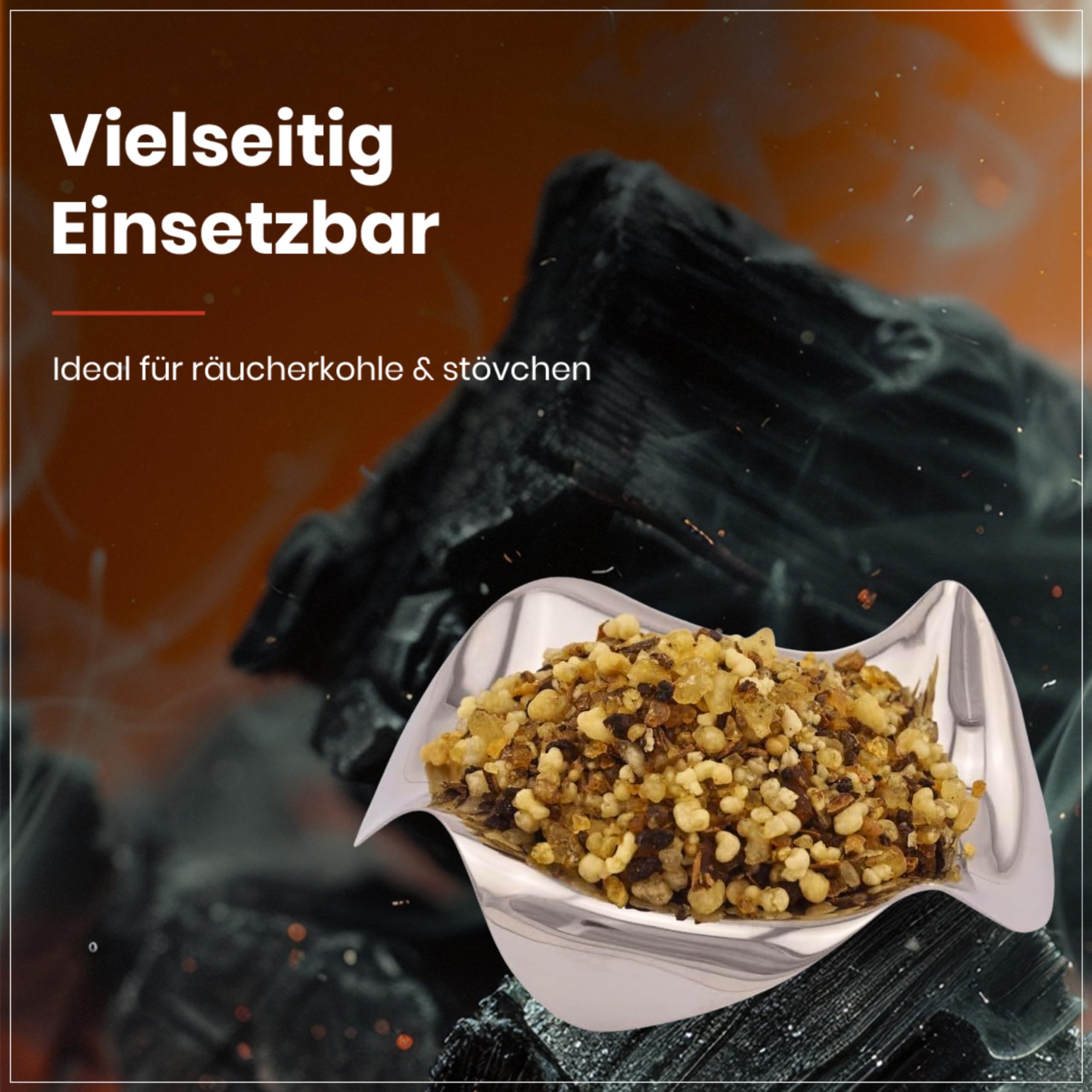 Kirchenweihrauch Caspar – Edle Weihrauchmischung mit Benzoe Siam für sanfte, aromatische Räucherungen (1000 Gramm)