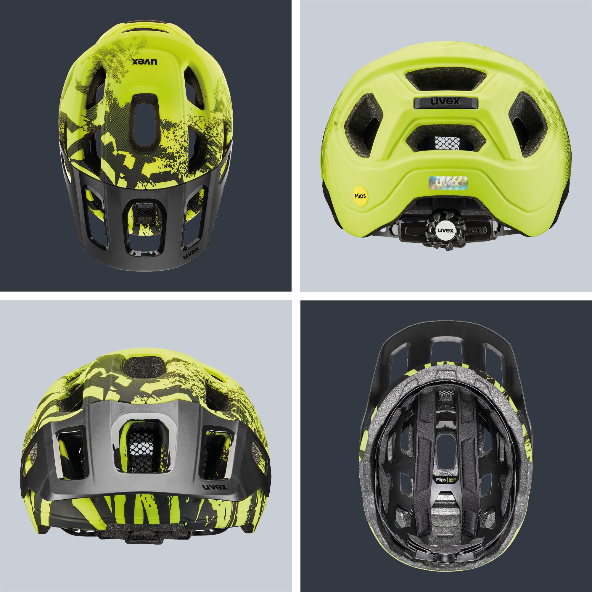 uvex React jr. MIPS - Leichter Fahrradhelm für Kinder - individuelle Größenanpassung - MIPS-Sysytem