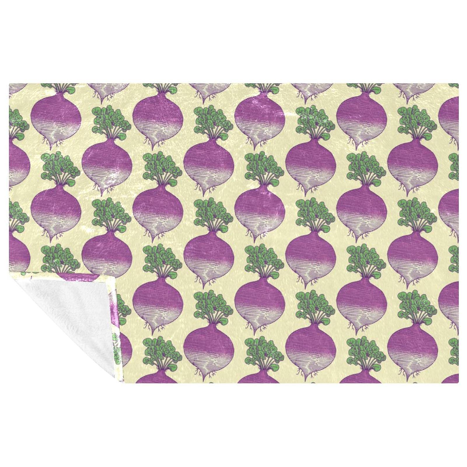 Couverture douce pour des instants de pur bien-être et de sérénité motif végétal 150x100 cm