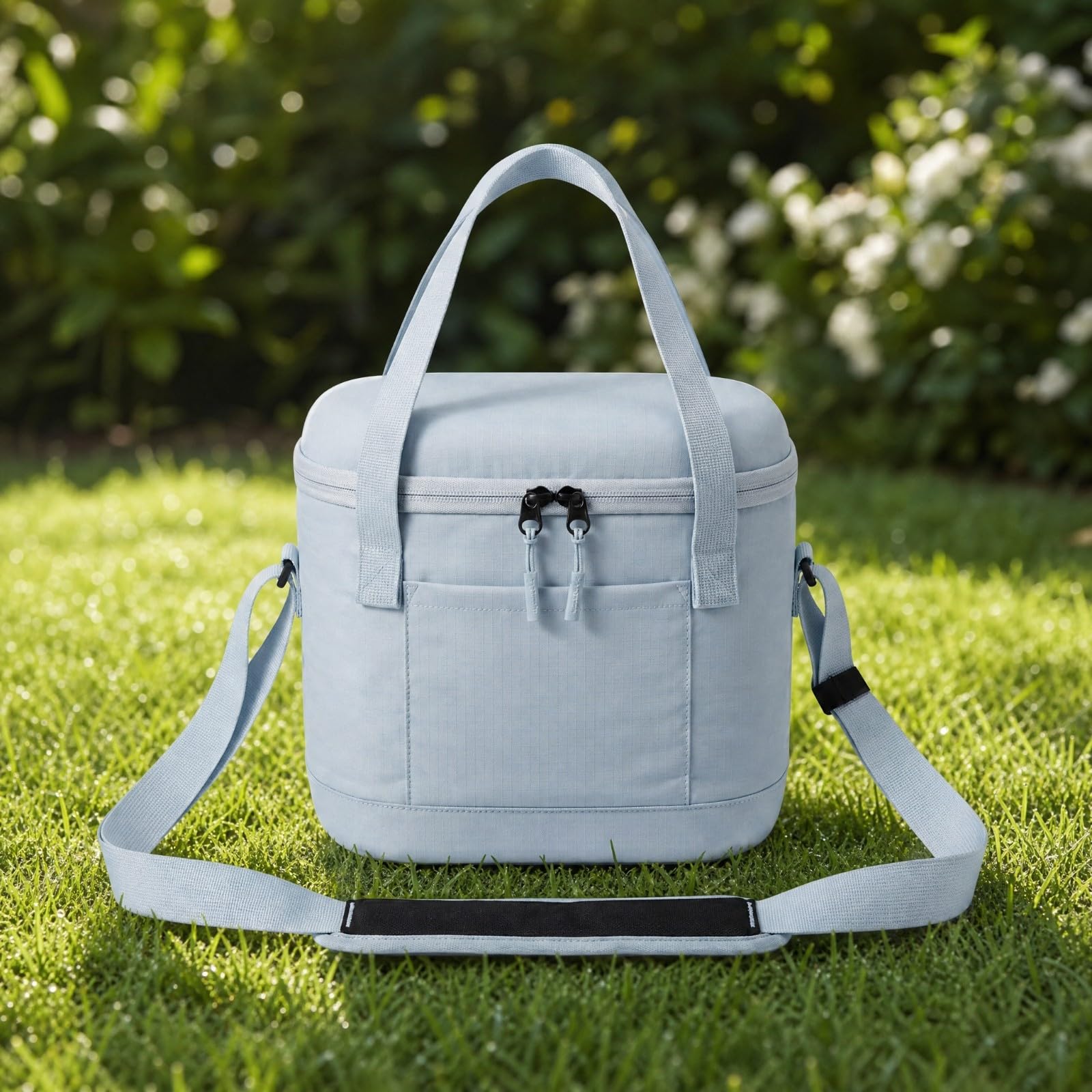 Baoblaze Bolsa Nevera Plegable Aislan | Bolsa Térmica con Correa Ajustable, Versátil, Almuerzo Térmica con, para Picnic, Trayectos Diarios