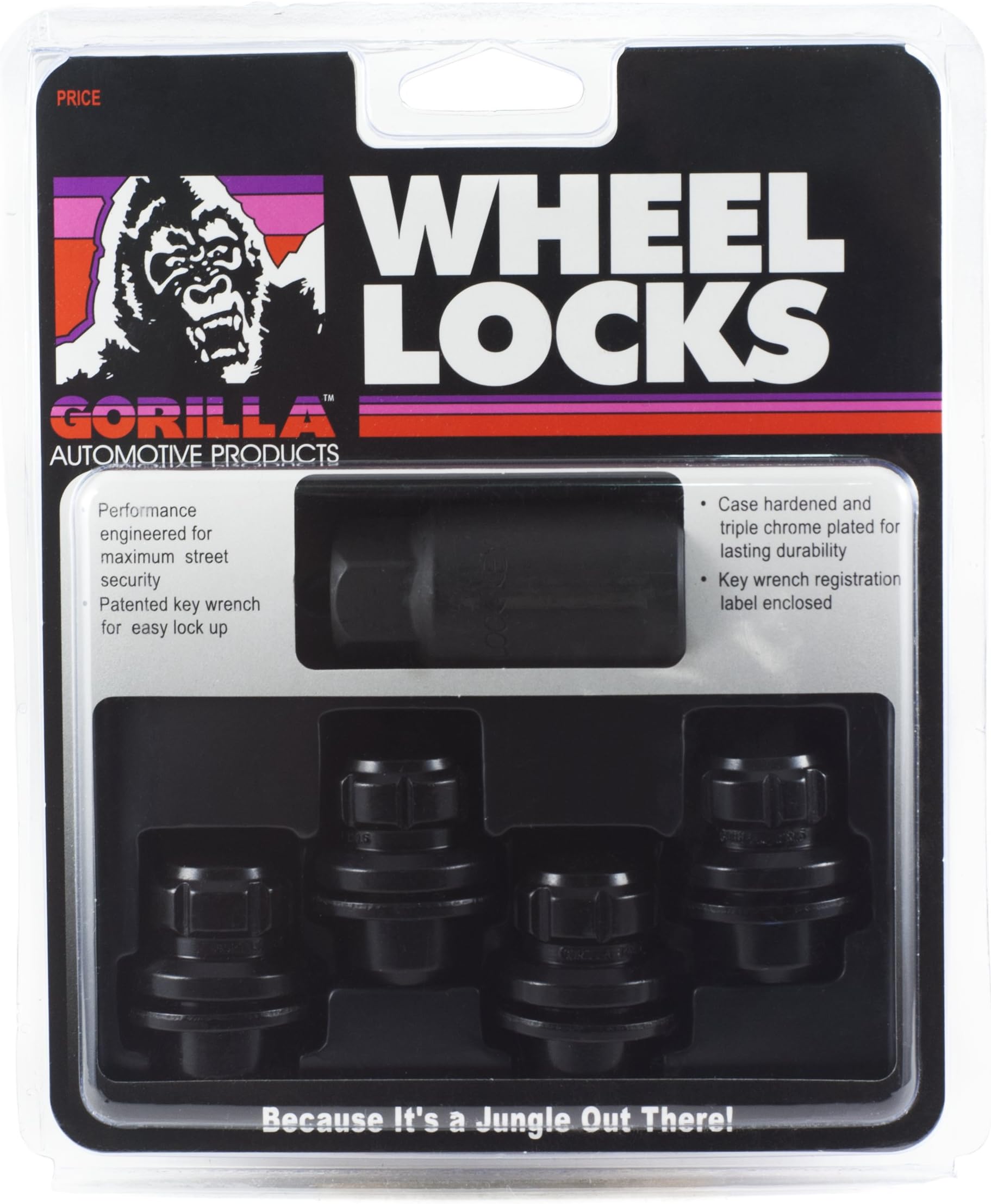 Gorilla Automotive 73631TBC Locking Lug Nuts & 1 Key for