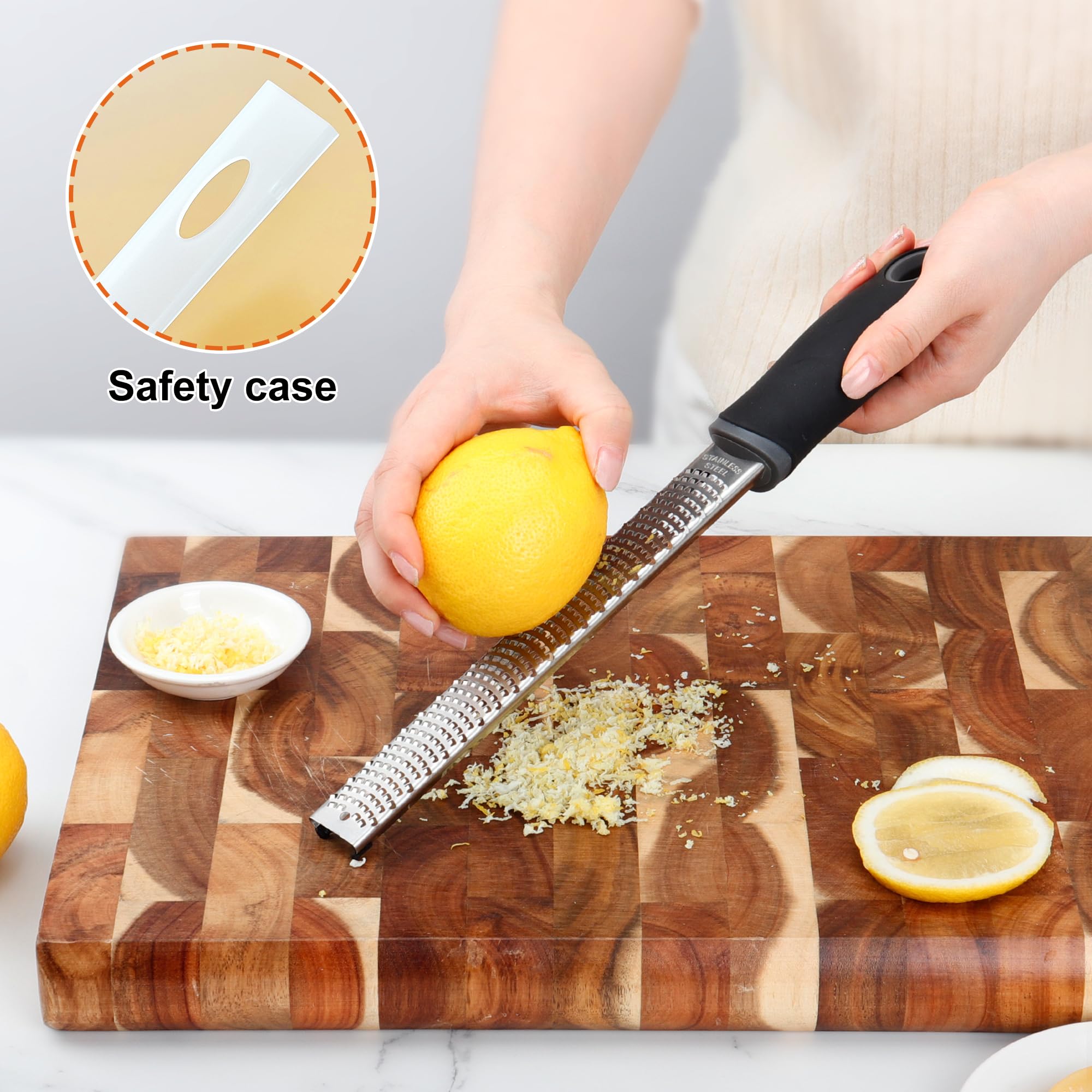 Amazon.com: Kaishun Stainless Steel Lemon Zester, Cheese