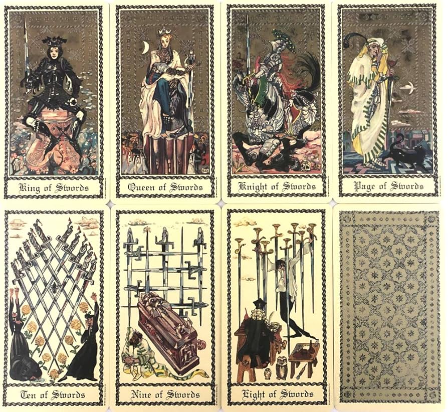 ブックセットは絶版♥The Medieval Scapini Tarot THE MEDIEVAL SCAPINI TAROT CARDS DECK LUIGI SCAPINI US GAMES