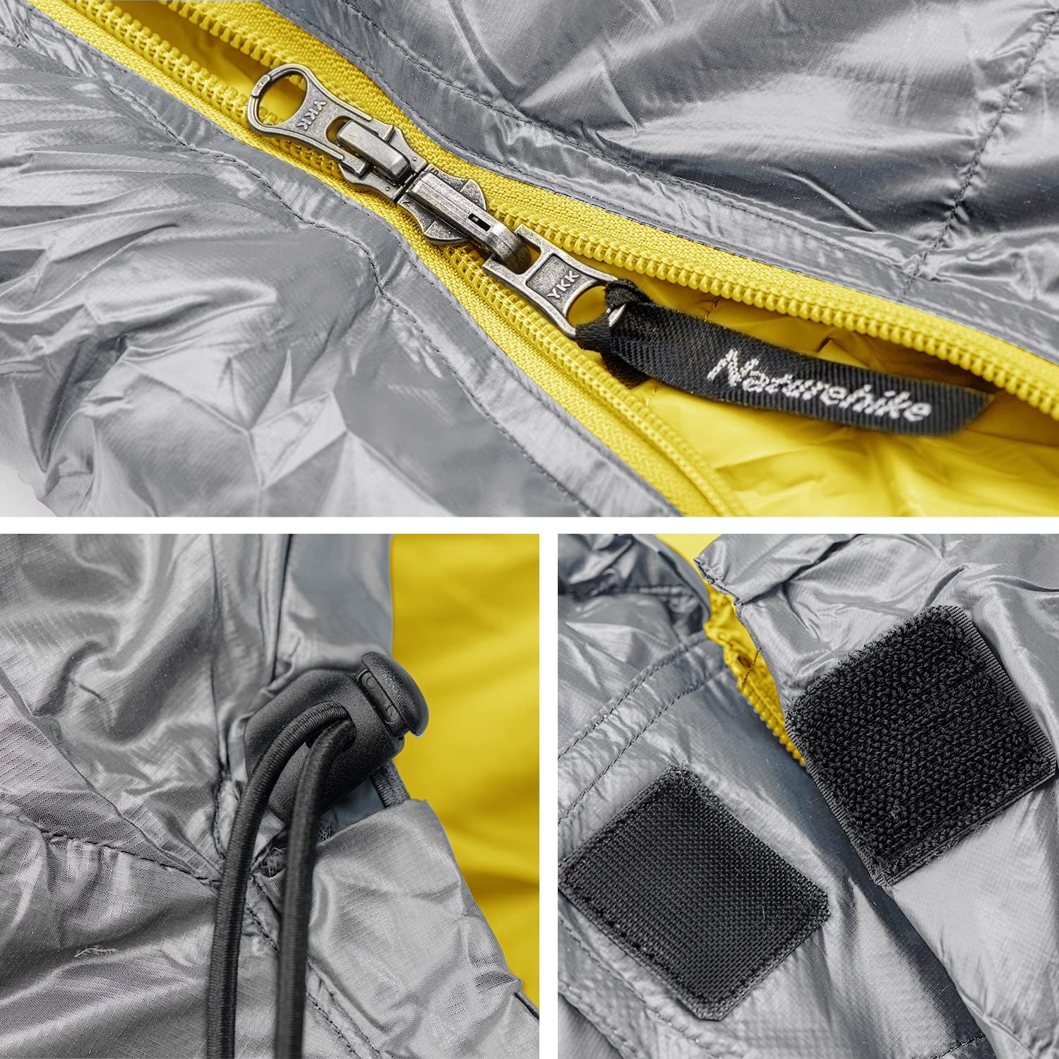 Naturehike Daunenschlafsack Ultraleichte Tragbare Kompackte Winter Schlafsack 4 Jahreszeiten für Erwachsene und Kinder Outdoor Camping Wandern Reisen mit Kompressionssack 650FP