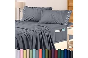 Utopia Bedding Queen Sheet Set: Deep Pocket, Microfiber Softness, & Ultimate Comfort