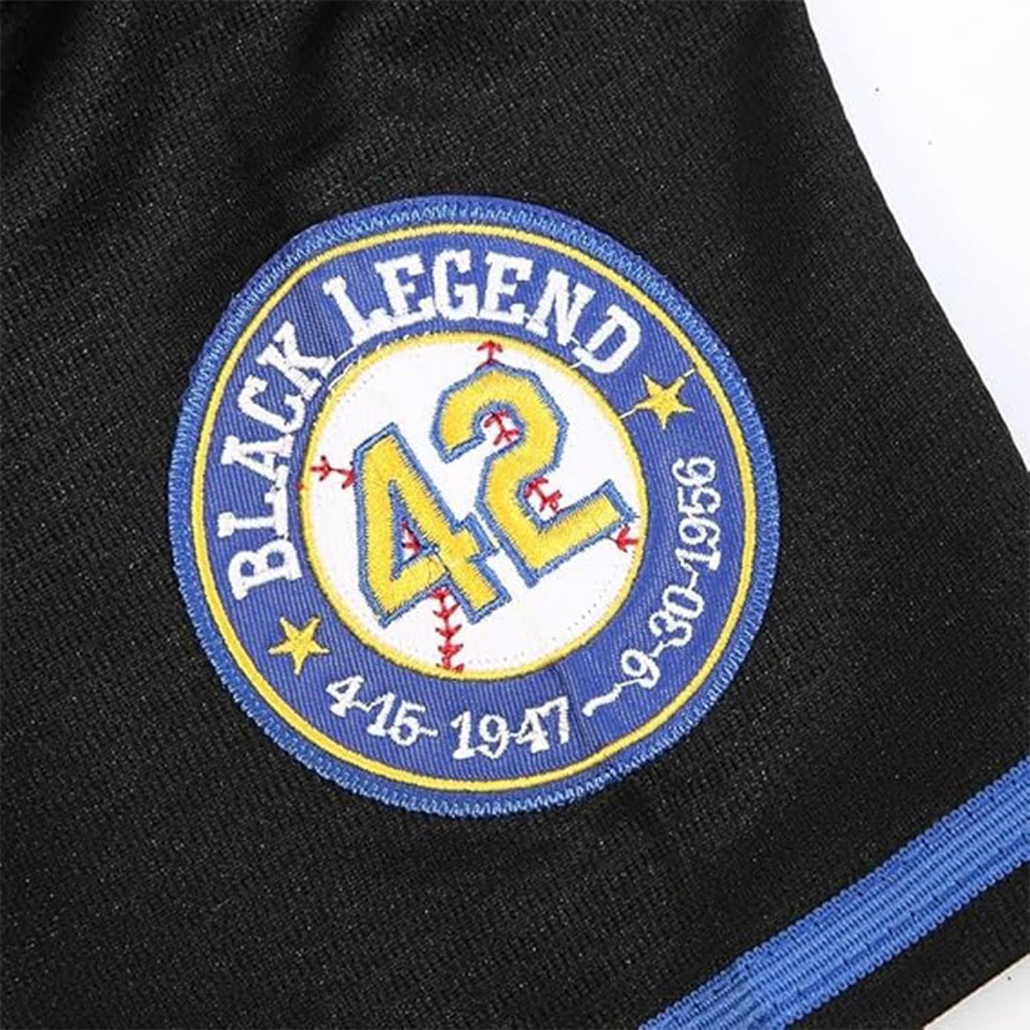 Jackie Robinson #42 Baseball Jersey – Embroidered Throwback with Legacy Patch, Stitched Letters Adult Sizes S–5XL