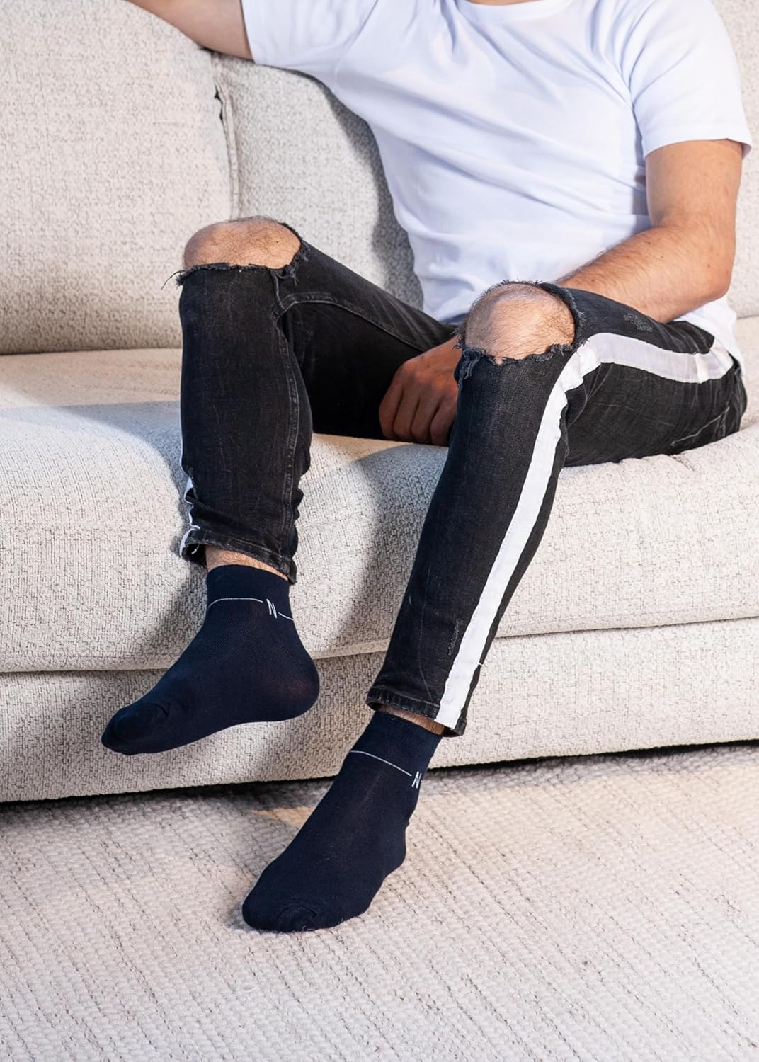 NUDUS Bamboo Rayon Men’s Socks – Premium Quality, Very Soft Thin Breathable - 5 Pair Luxury Gift Box – Moisture Wicking - Image 5