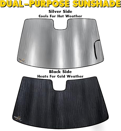 Miniatura 2 de Custom Fit Reflective Windshield Sun Shade for 2023 Nissan Z Coupe Sports Car, Insulated Window Sunshade Privacy Accessories Blockout UV Reflector
