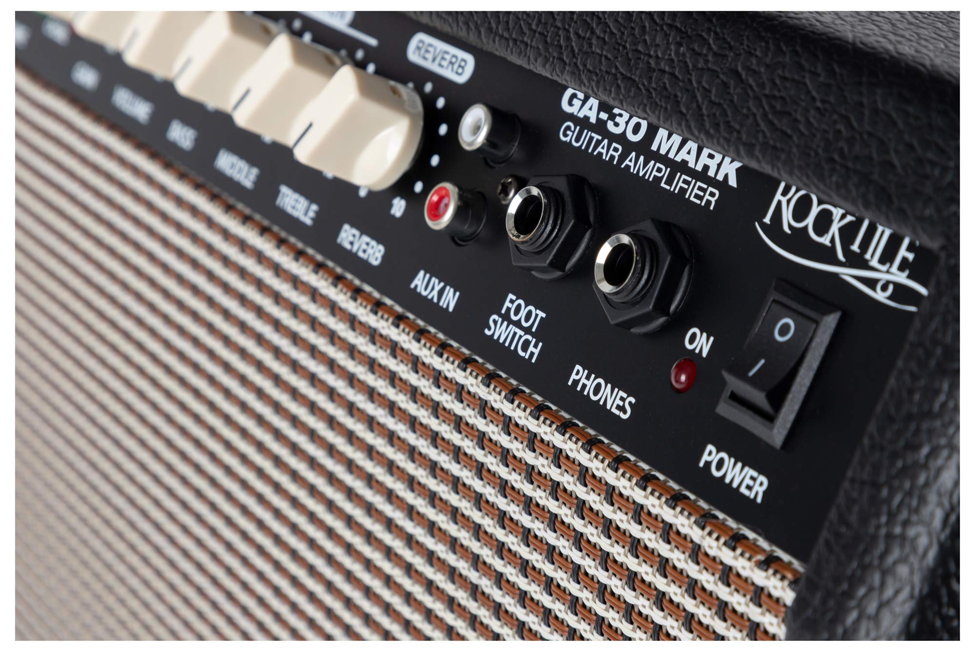 Rocktile Pro MM150-TR Set Chitarra Elettrica con Amplificatore, Inlays: Dot | Modello: MM150-TR, Corpo: Tiglio, Top fiammato, Manico: acero avvitato, 2 pickup Humbucker, 22 tasti jumbo, Tastiera in acero