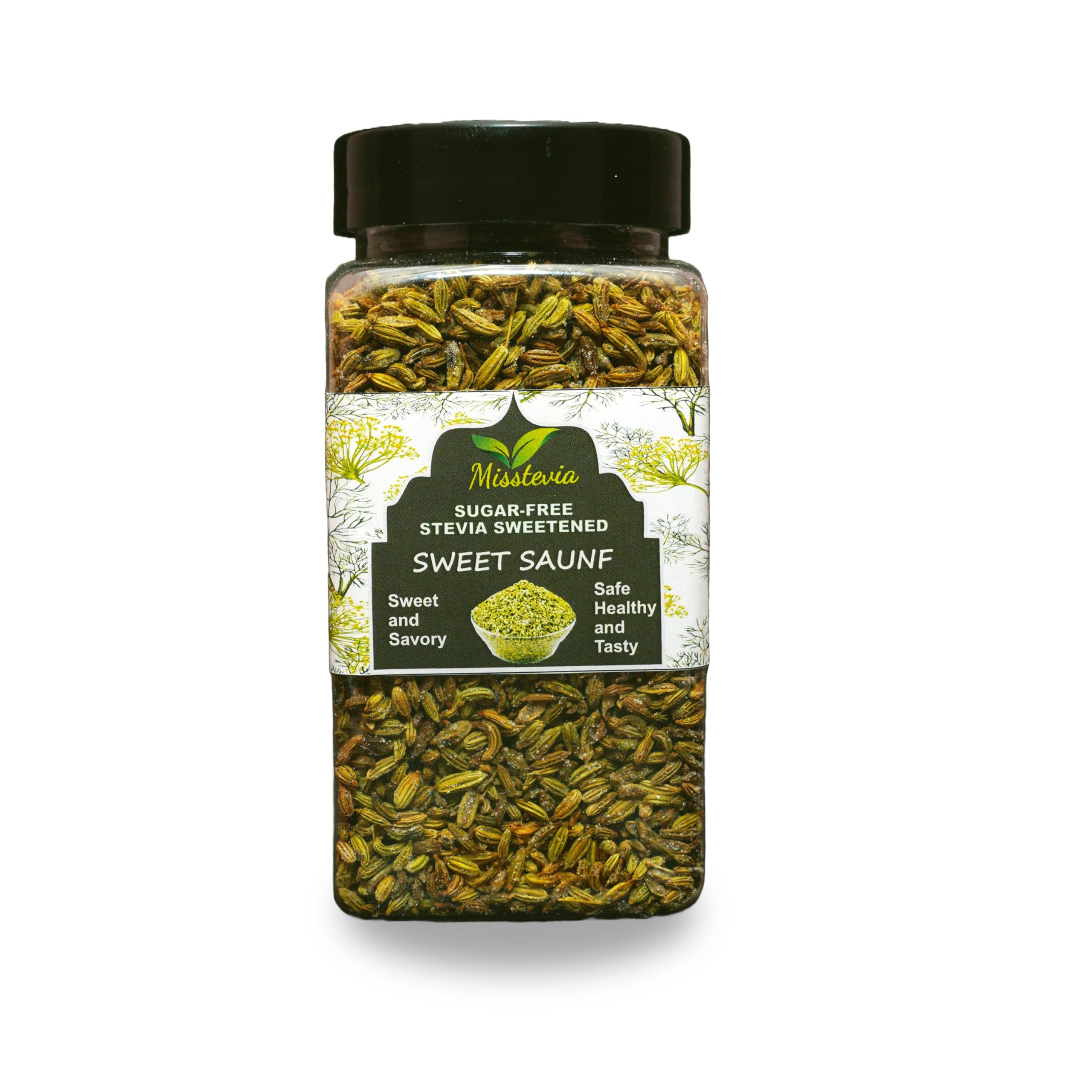 Misstevia Sugar Free Sweet Saunf 110gm |Sweetened with Stevia| Kids and Diabetes Friendly|Made of Fresh Fennel Seeds | Sugar Free Mouth Freshener | Natural and Sugar Free Digestive Mukhwas (B0BXXGB736) Amazon Price History, Amazon Price Tracker