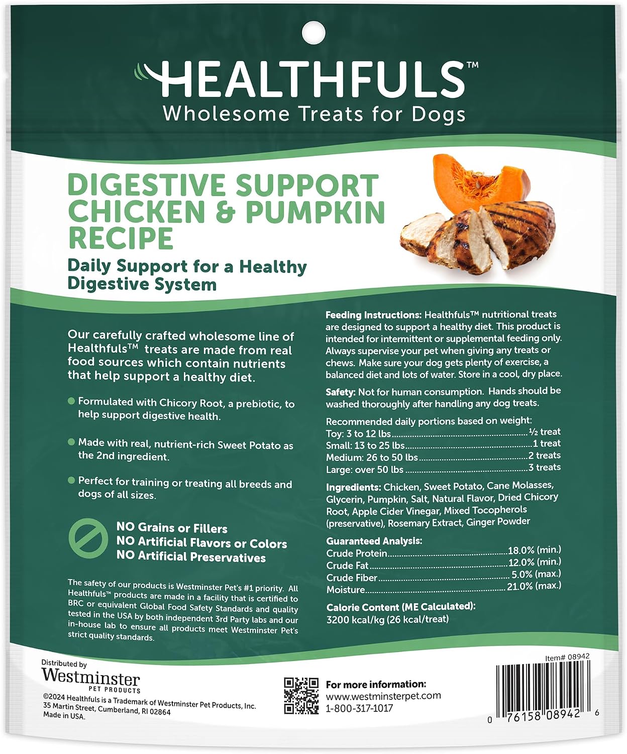 HEALTHFULS Healthfuls Digestive - Chicken & Pumpkin Recipe